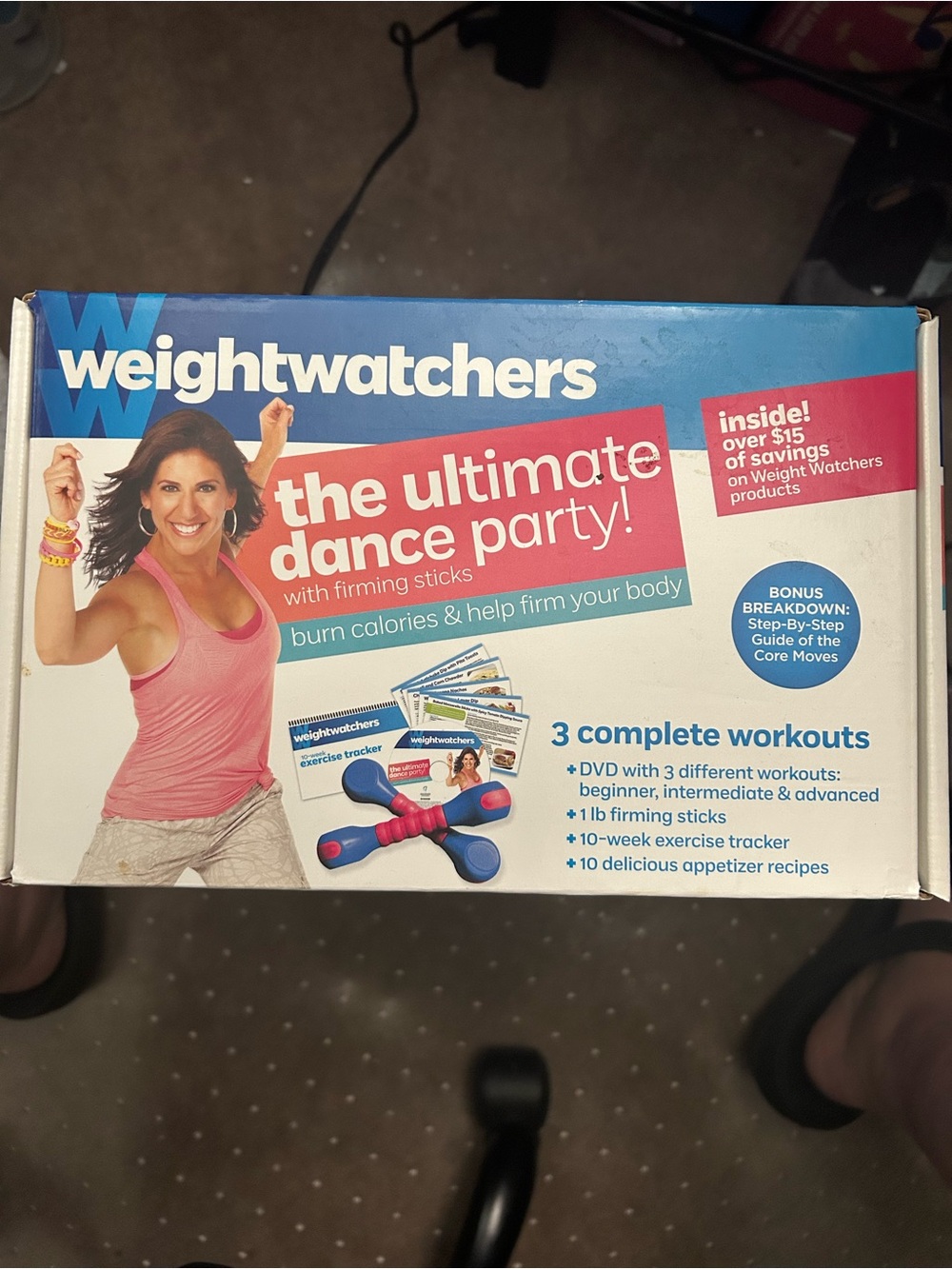 Weight Watchers Dance Party Fitness Kit - Blue & Pink